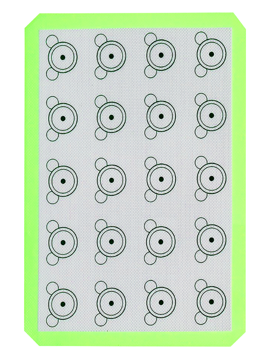 Коврик выпечки Ruges K-115 Макарунс зеленый
