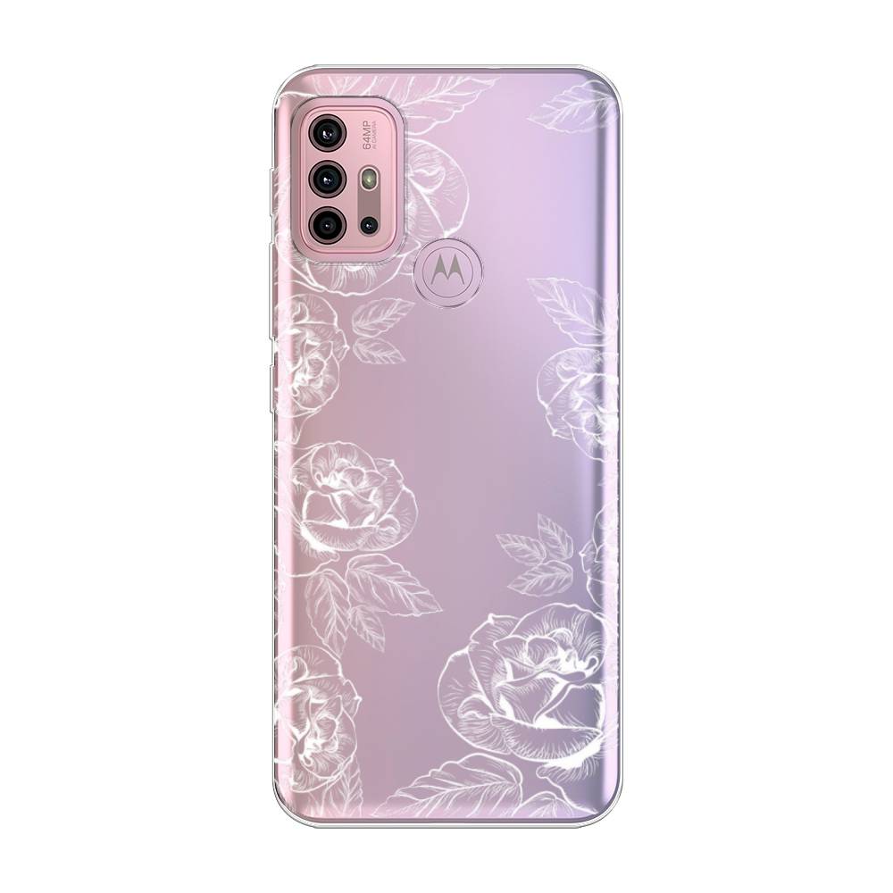 

Чехол на Lenovo K13 Note "Розы графика", Черный;серый, 242350-2