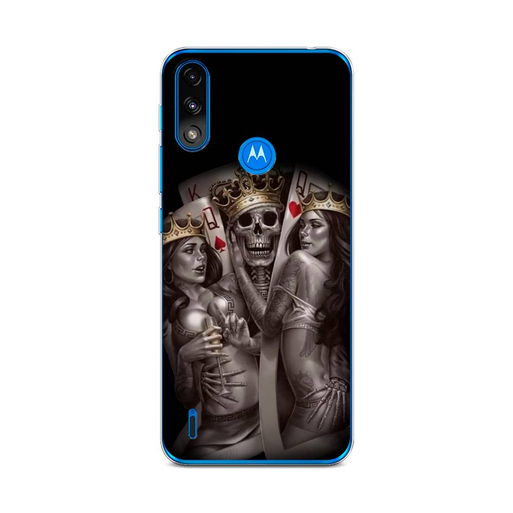 

Чехол на Lenovo K13 "Карты король и королевы", Серый;желтый, 242450-6