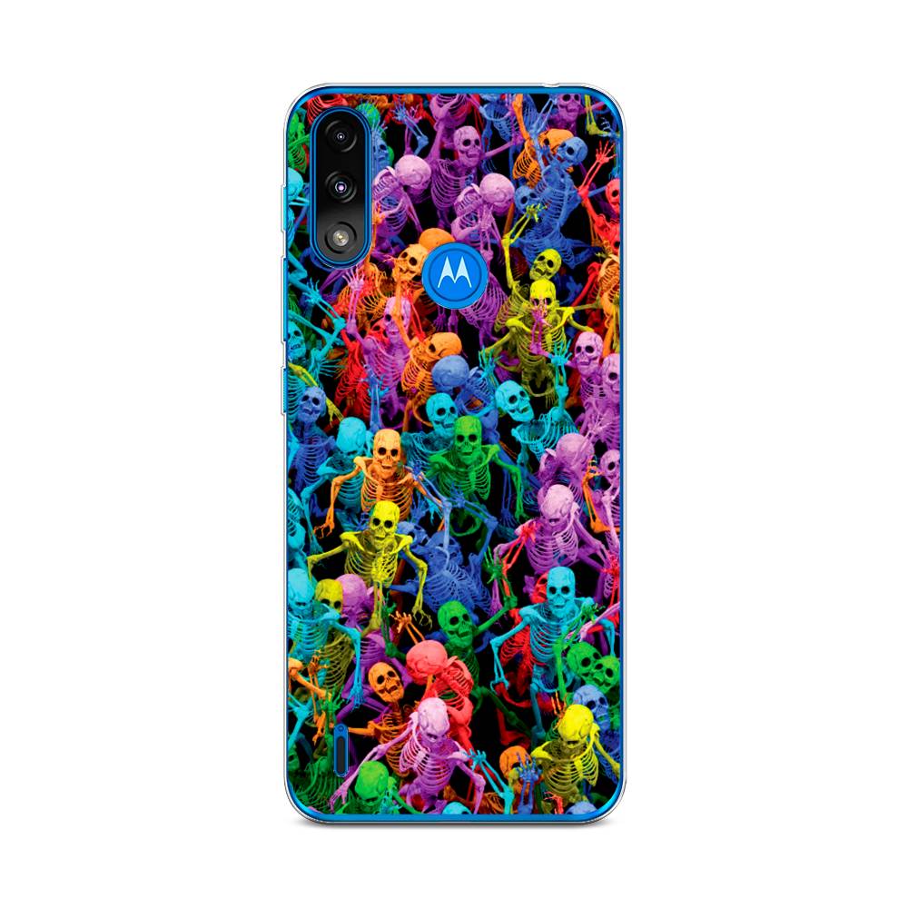 

Чехол на Lenovo K13 "Вечеринка скелетов", Фиолетовый;желтый;оранжевый, 242450-6