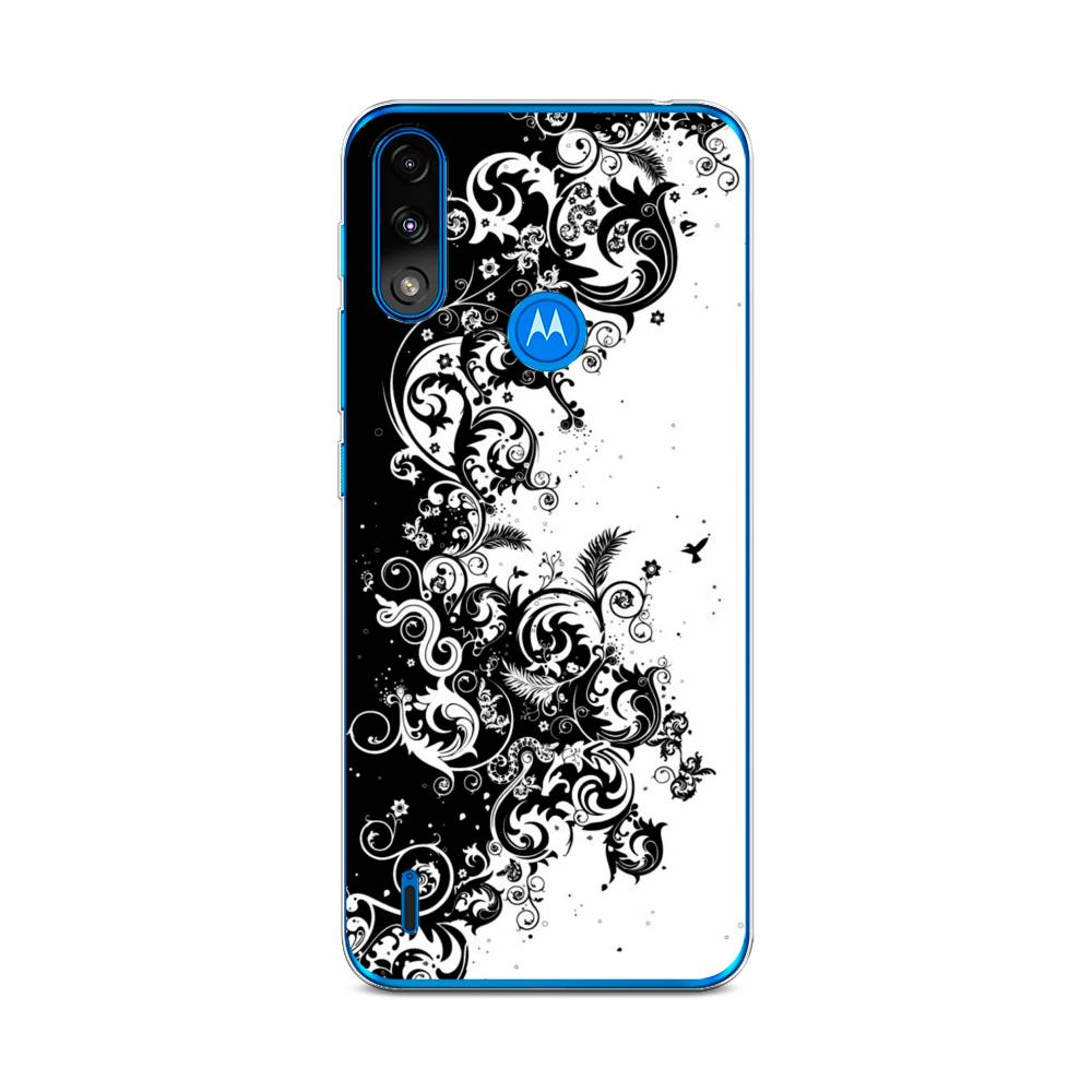 

Чехол на Lenovo K13 "Черно белый узор", Белый;черный;серый, 242450-3