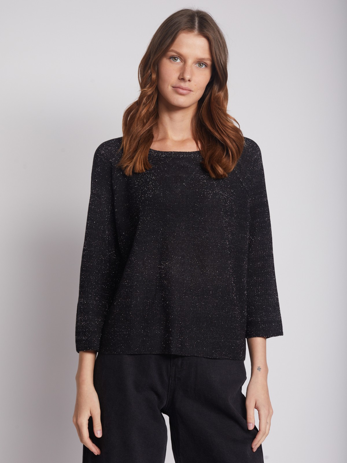 

Джемпер женский Zolla 022326142033 черный XL, 022326142033