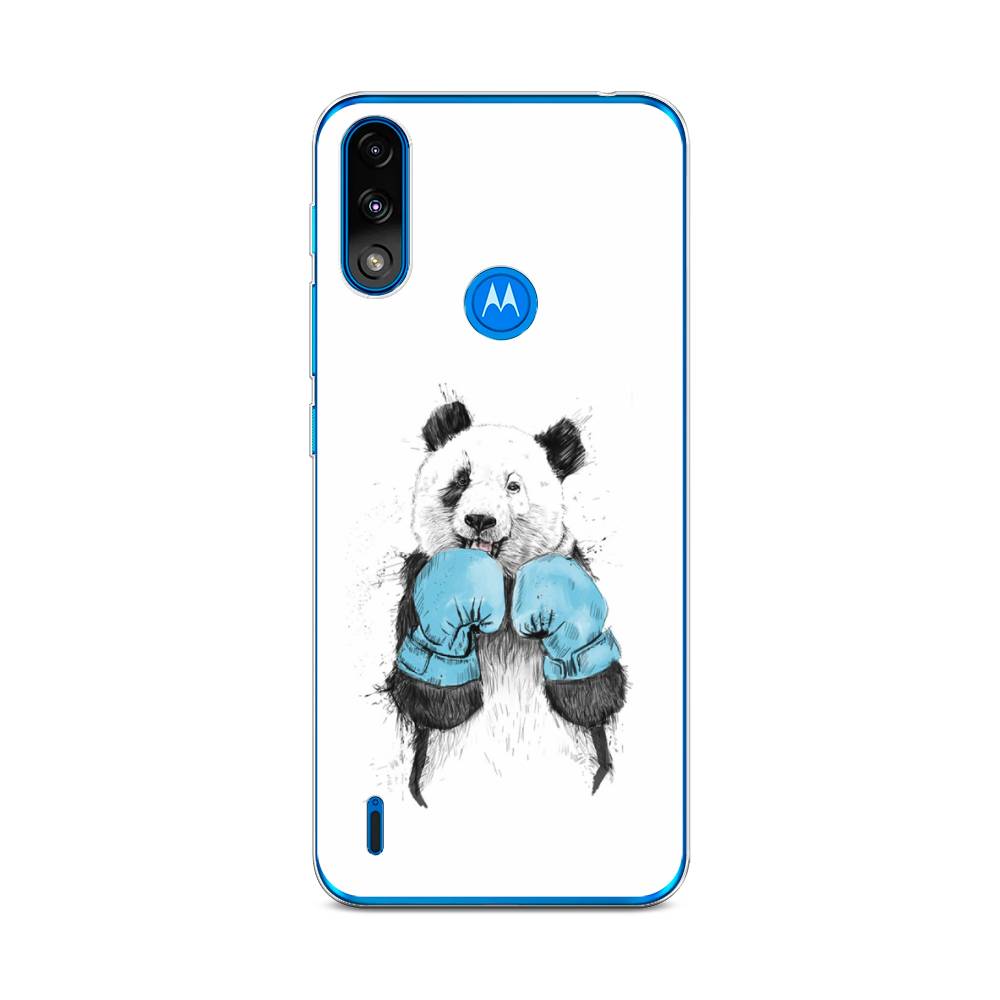 

Чехол на Lenovo K13 "Панда боксер", Голубой;белый;серый, 242450-1