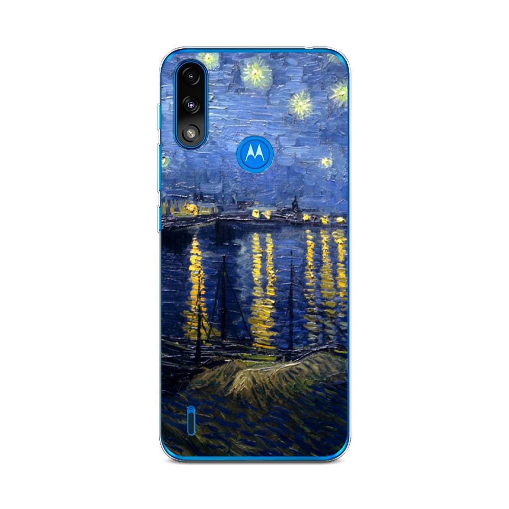 

Чехол на Lenovo K13 "Звездная ночь над Роной", Синий;желтый, 242450-4