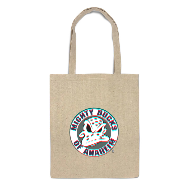 

Сумка-шоппер Printio Anaheim ducks бежевая, Бежевый, Anaheim ducks