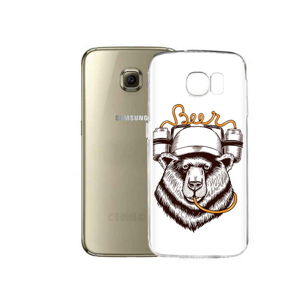 

Чехол MyPads Tocco для Samsung Galaxy C5 Pro пивной медведь (PT61139.577.538), Прозрачный, Tocco