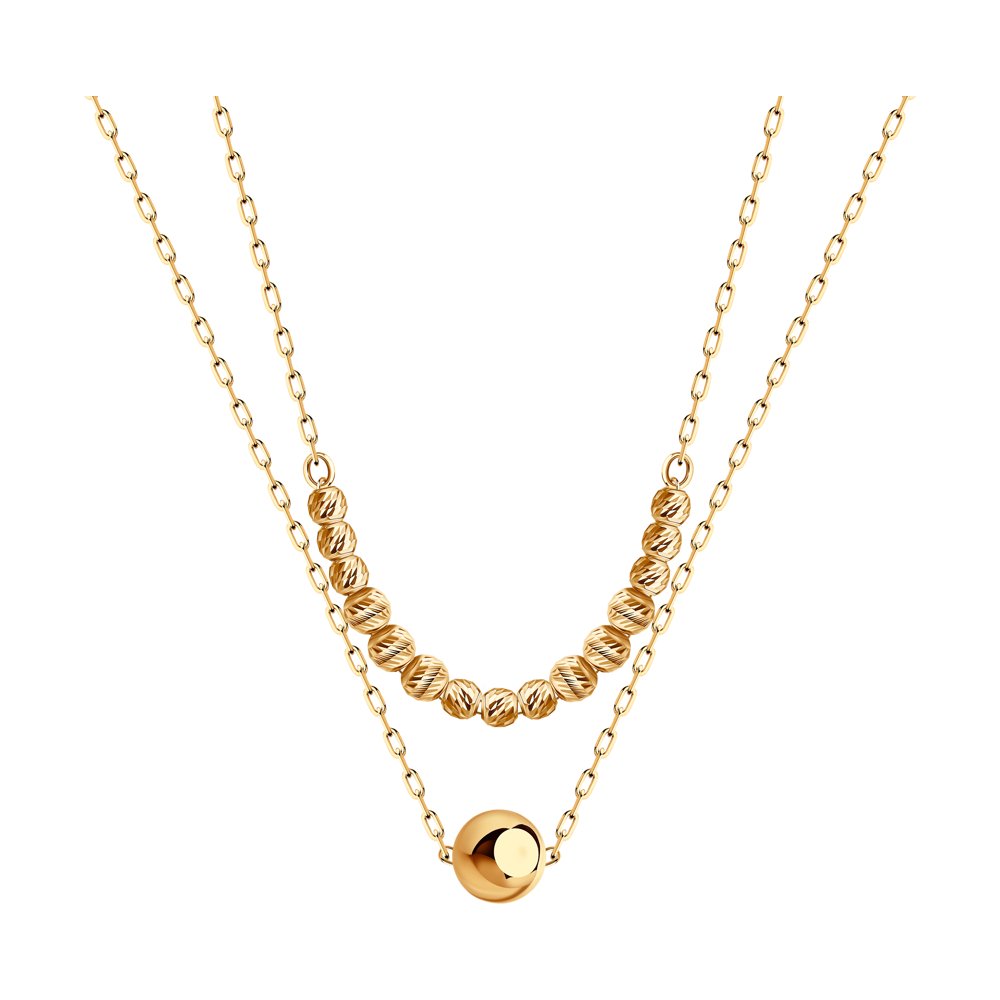

Колье из красного золота 45 см Diamant 51-170-01177-1, 51-170-01177-1