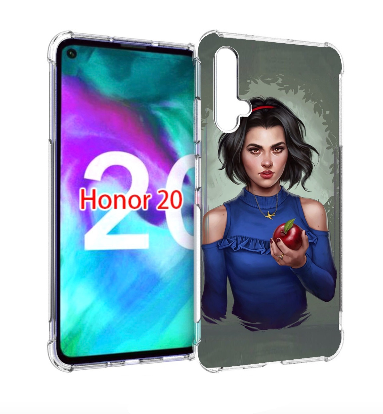 

Чехол бампер MyPads девушка-с-яблоком женский для Honor 2, Прозрачный, Tocco