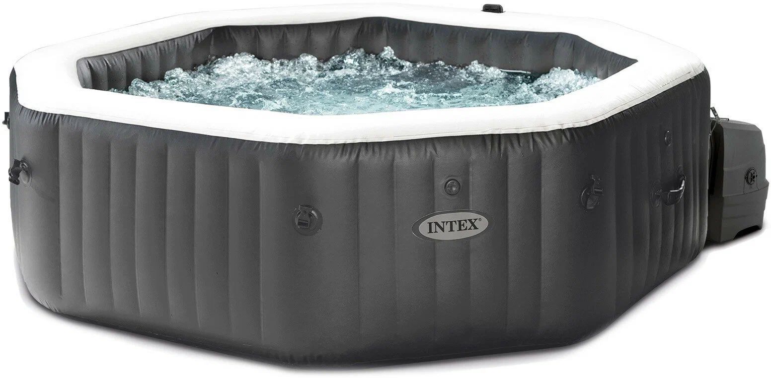 Intex 28458 (201х71, аэро+гидро) Надувной бассейн джакузи PureSpa Jet and Bubble Deluxe