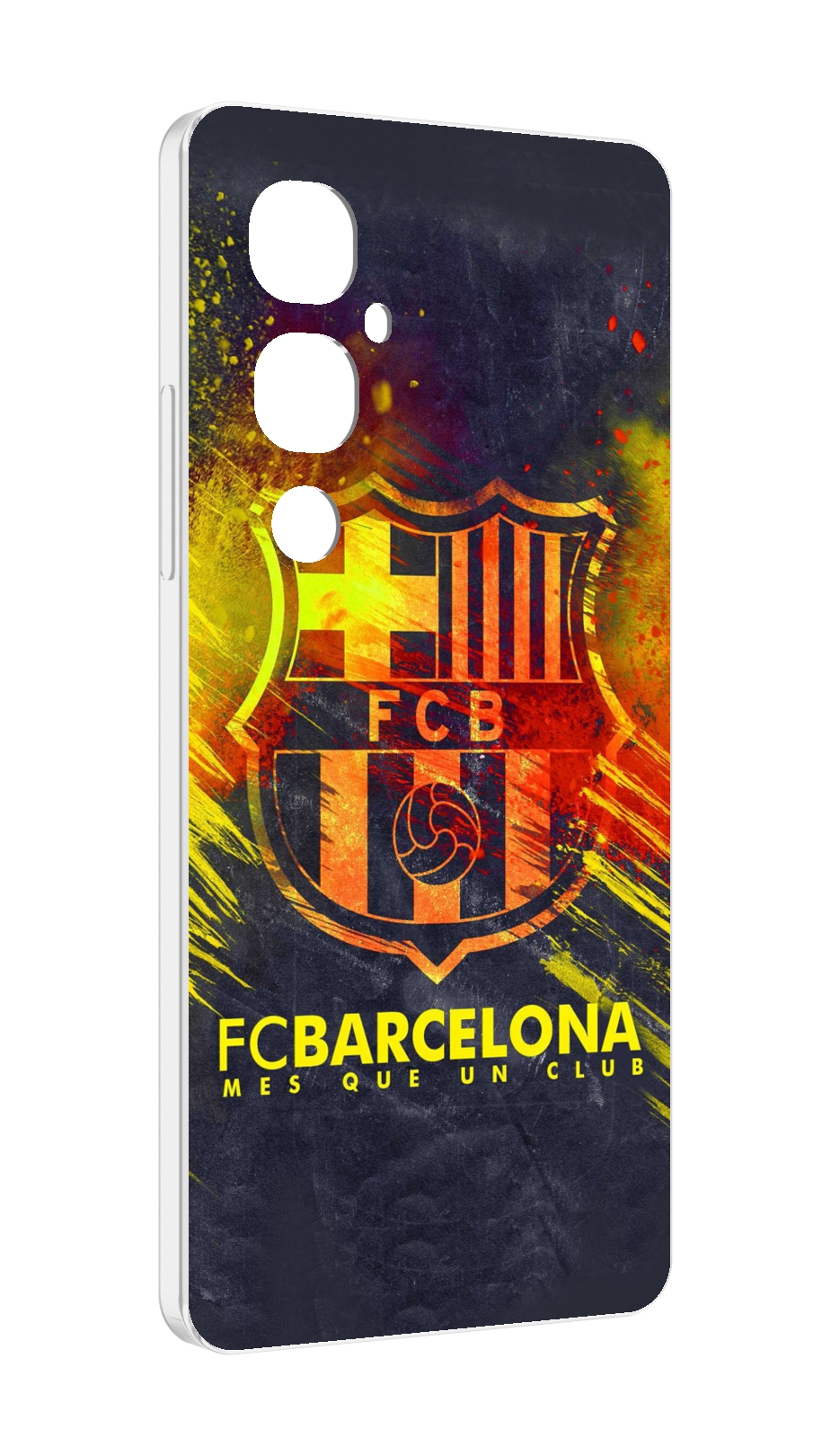

Чехол MyPads FC-Barcelona-Wallpaper-3 для Tecno Pova 4 Pro, Прозрачный, Tocco