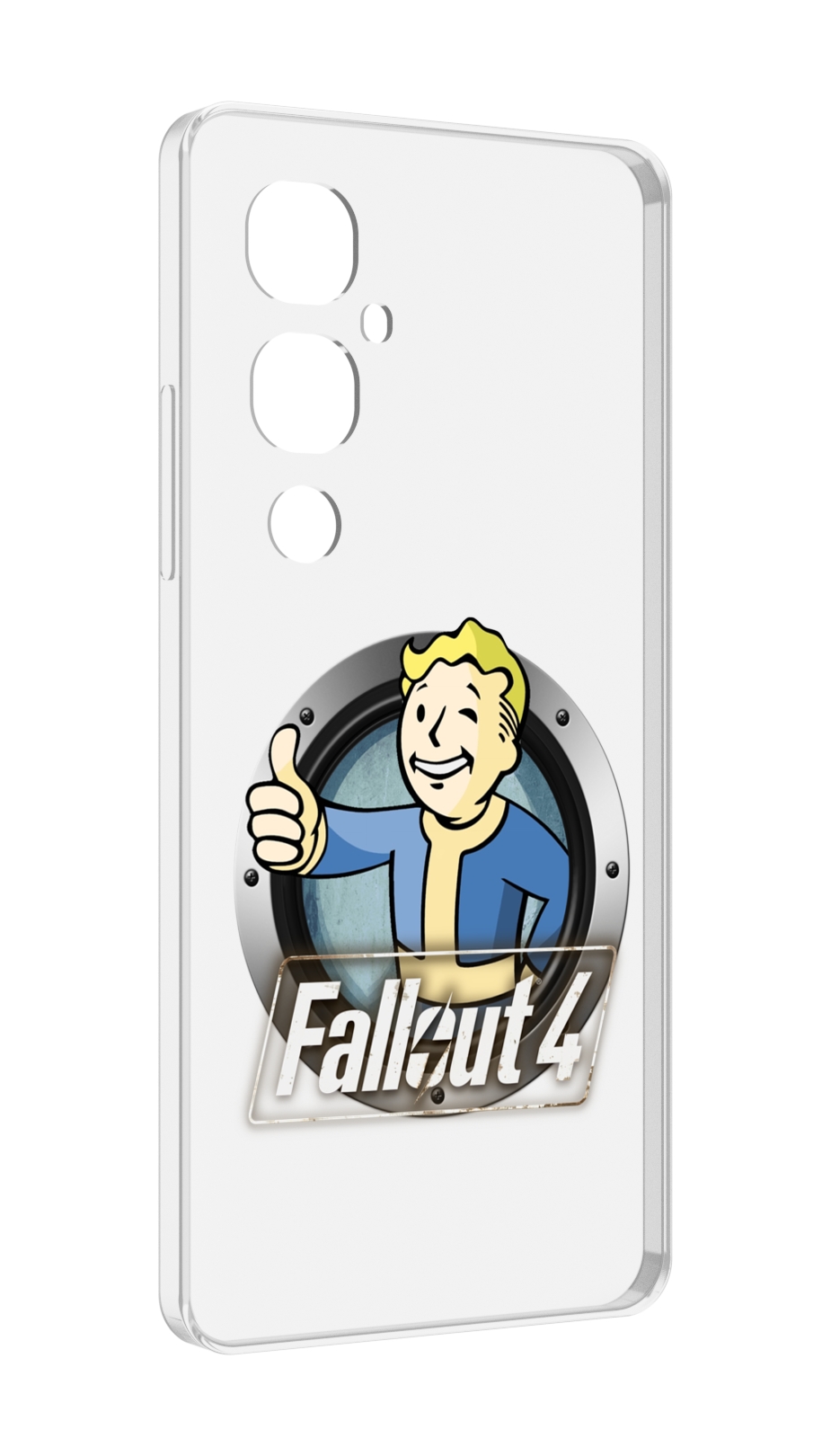 

Чехол MyPads Fallout-4 для Tecno Pova 4 Pro, Прозрачный, Tocco