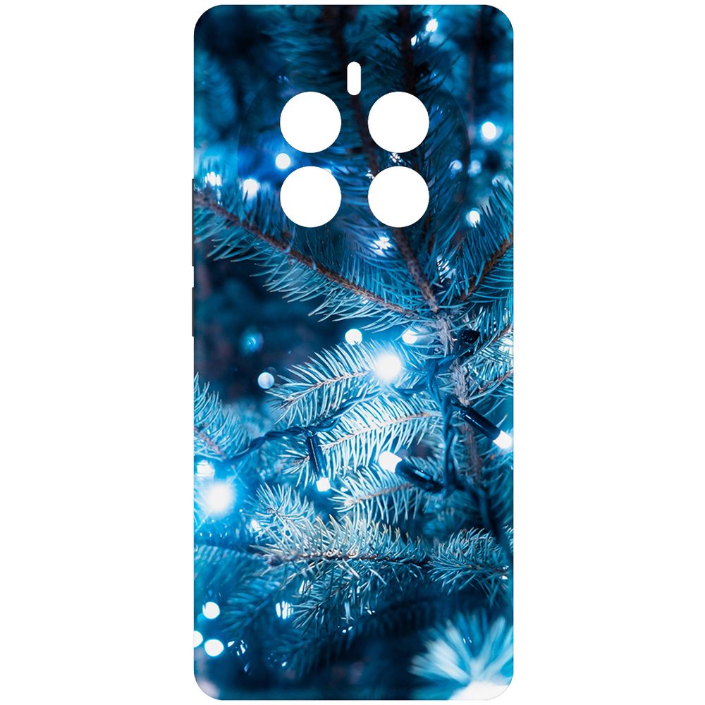 

Чехол-накладка Krutoff Soft Case Гирлянда для Realme 12 Pro 5G черный