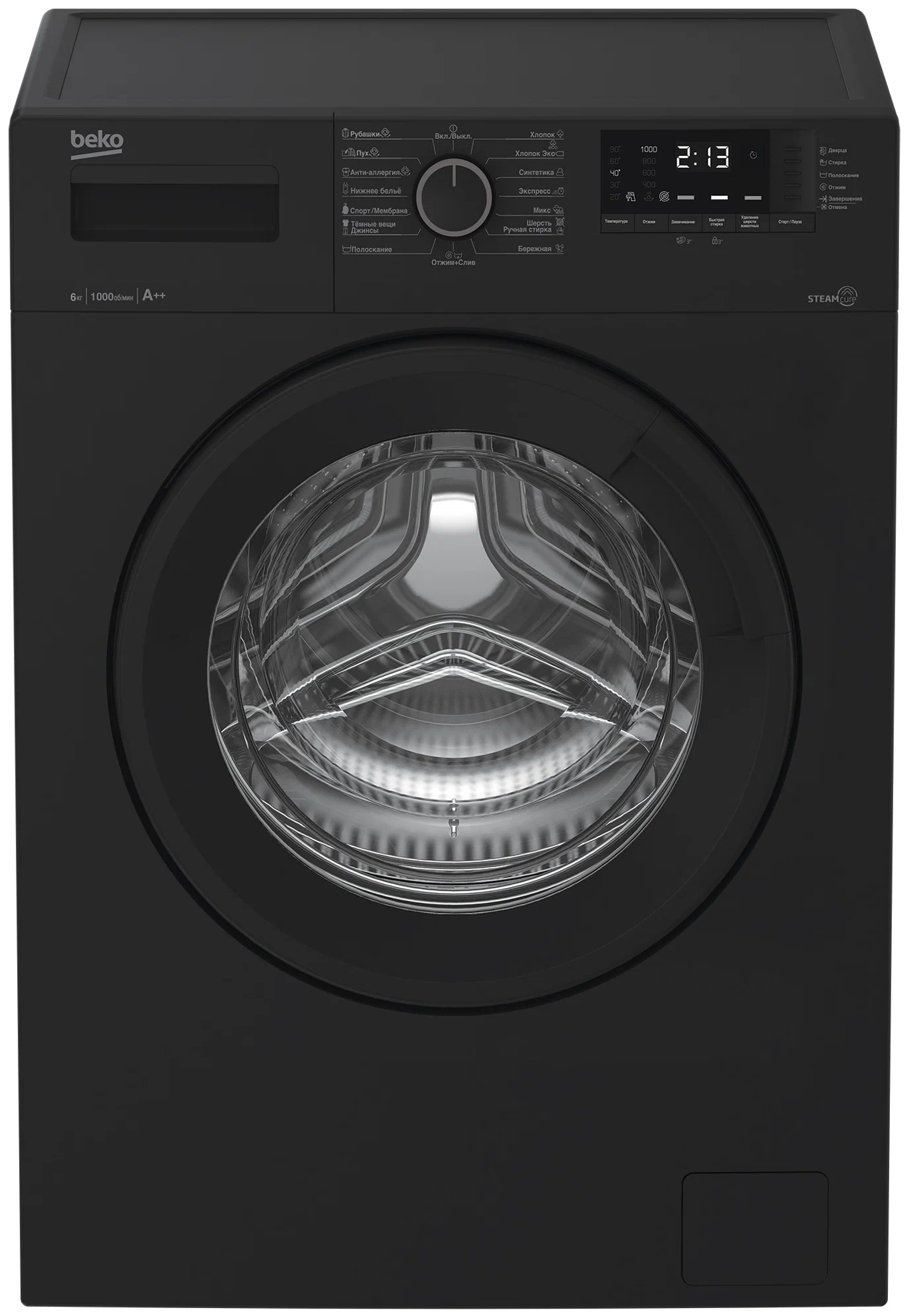 

Стиральная машина Beko WSRE6512ZAA черный, WSRE6512ZAA