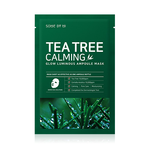 фото Маска тканевая some by mi tea tree calming glow luminois ampoule mask