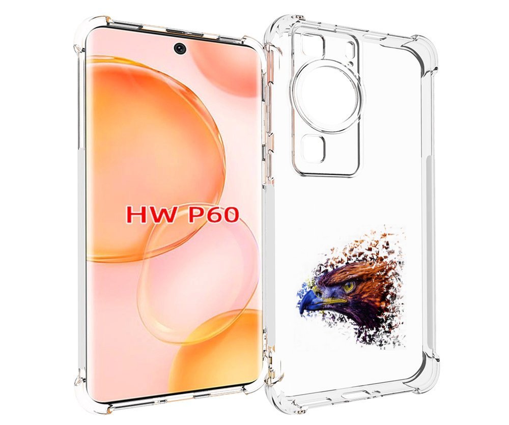 

Чехол MyPads красочный орел для Huawei P60, Tocco