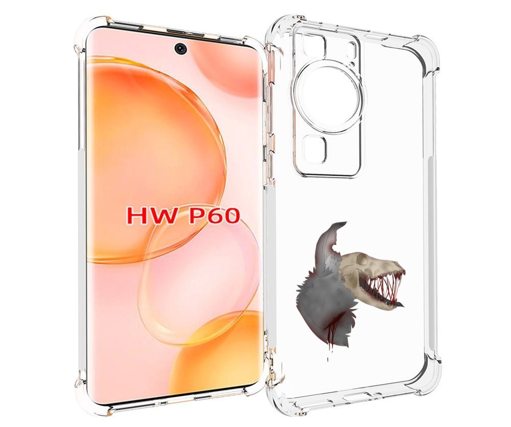 

Чехол MyPads кровавый-череп для Huawei P60, Tocco