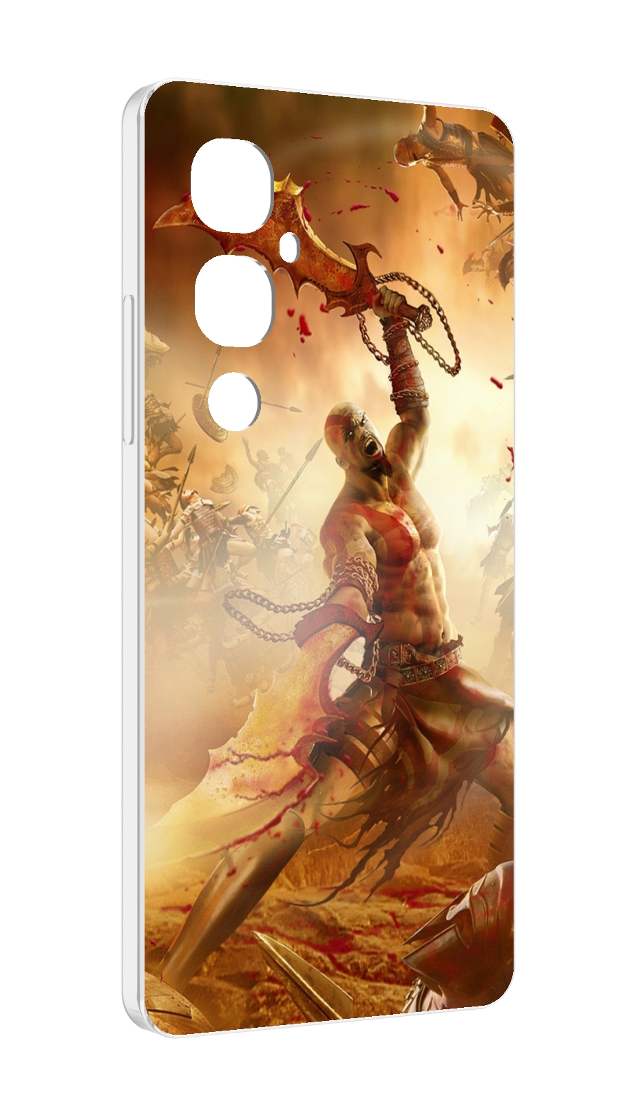 

Чехол MyPads God Of War III для Tecno Pova 4 Pro, Прозрачный, Tocco