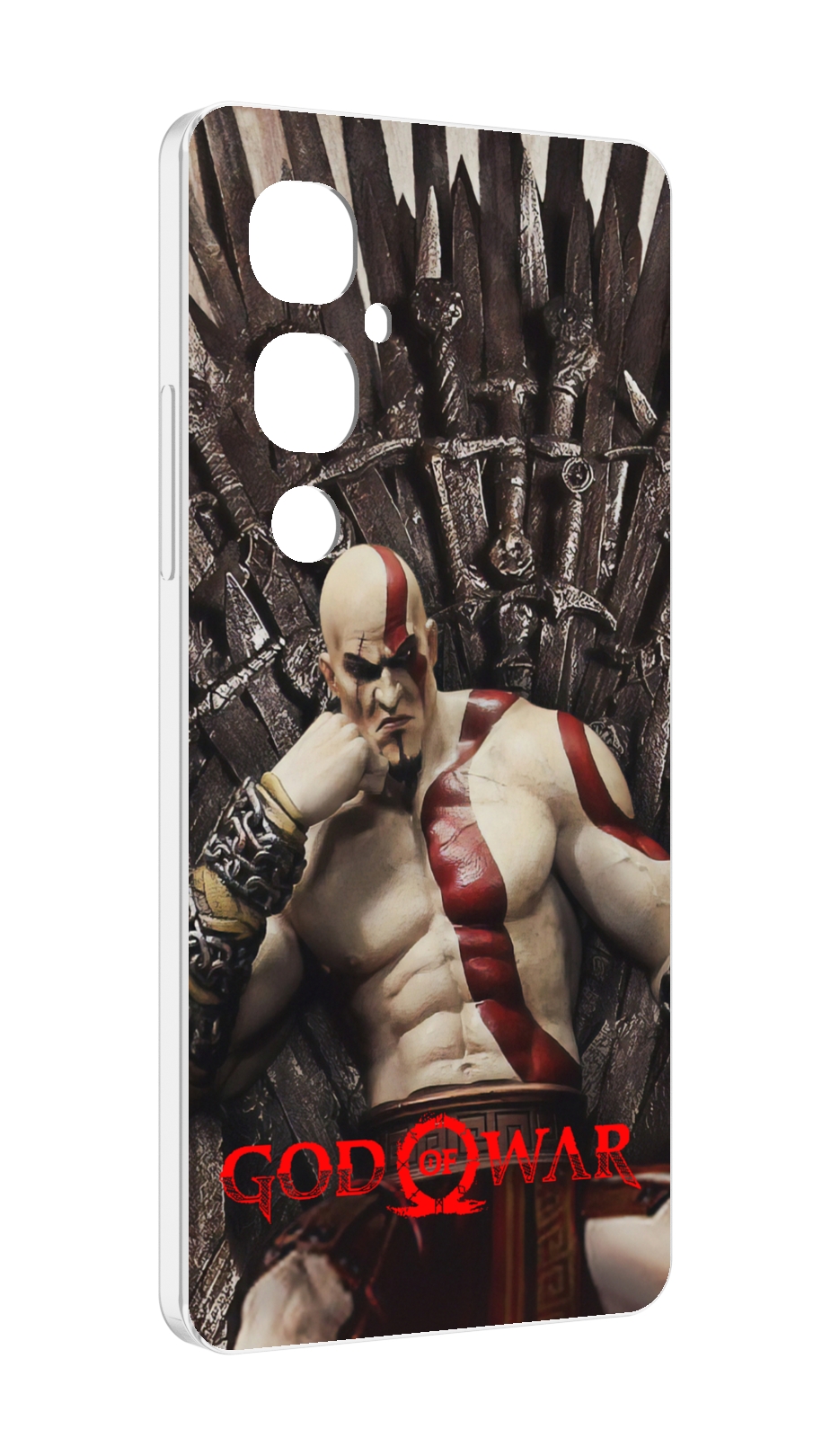 

Чехол MyPads God of War Кратос для Tecno Pova 4 Pro, Прозрачный, Tocco