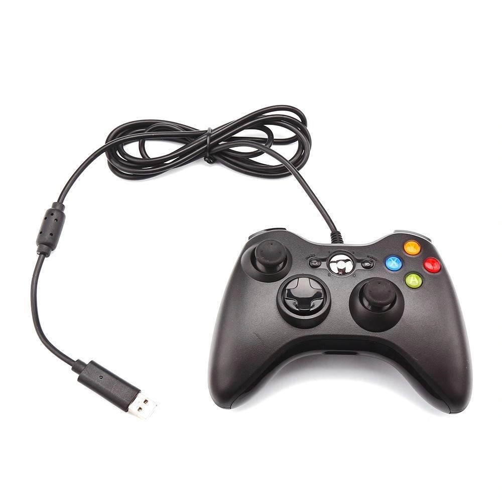 фото Геймпад проводной для xbox 360, черный. controller for для xbox 360 nobrand