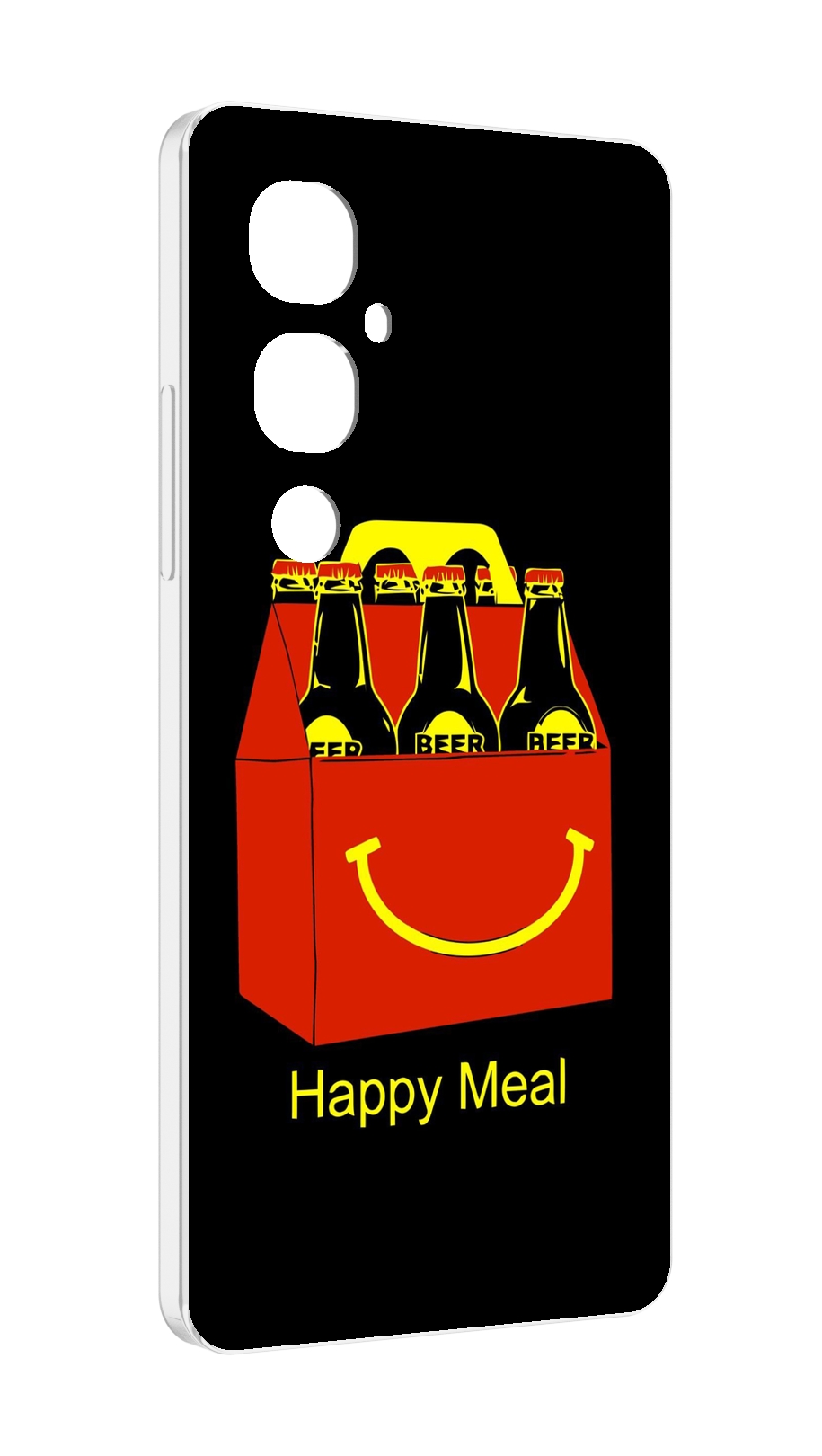 

Чехол MyPads Happy Meal для Tecno Pova 4 Pro, Прозрачный, Tocco
