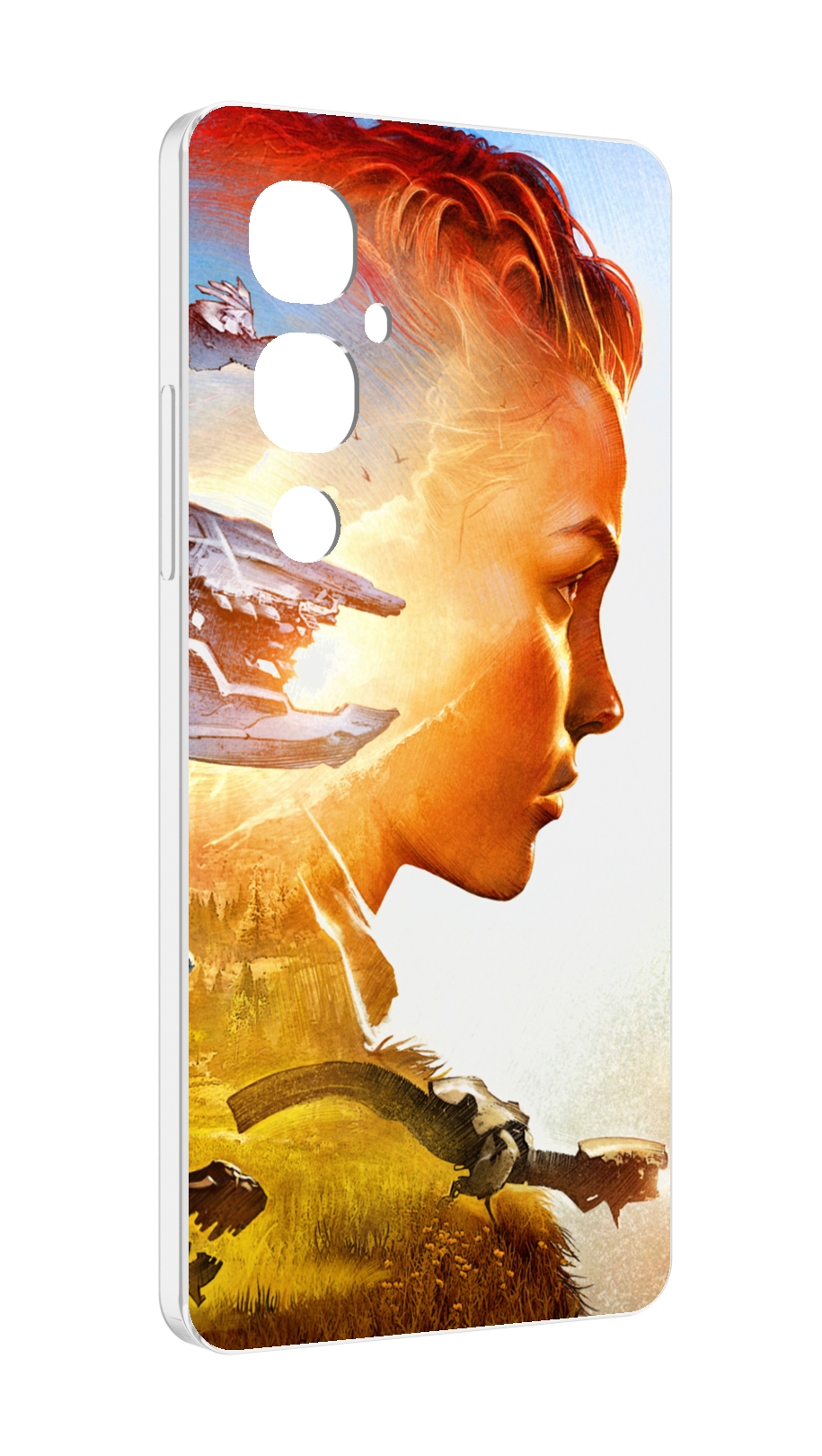 

Чехол MyPads Horizon Zero Dawn art для Tecno Pova 4 Pro, Прозрачный, Tocco