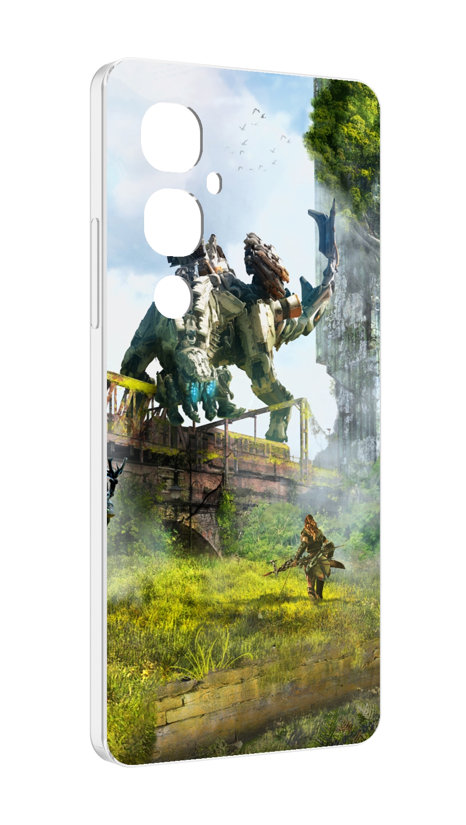 

Чехол MyPads Horizon Zero Dawn для Tecno Pova 4 Pro, Прозрачный, Tocco