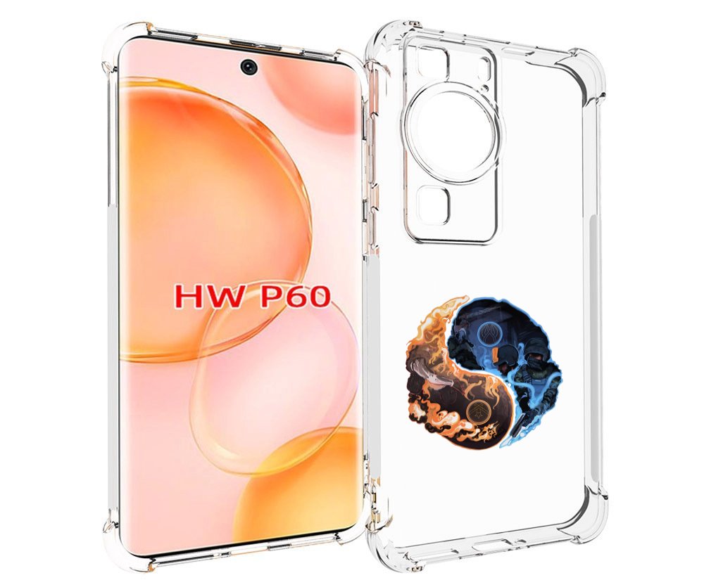 Чехол MyPads кс-го-инь-янь для Huawei P60