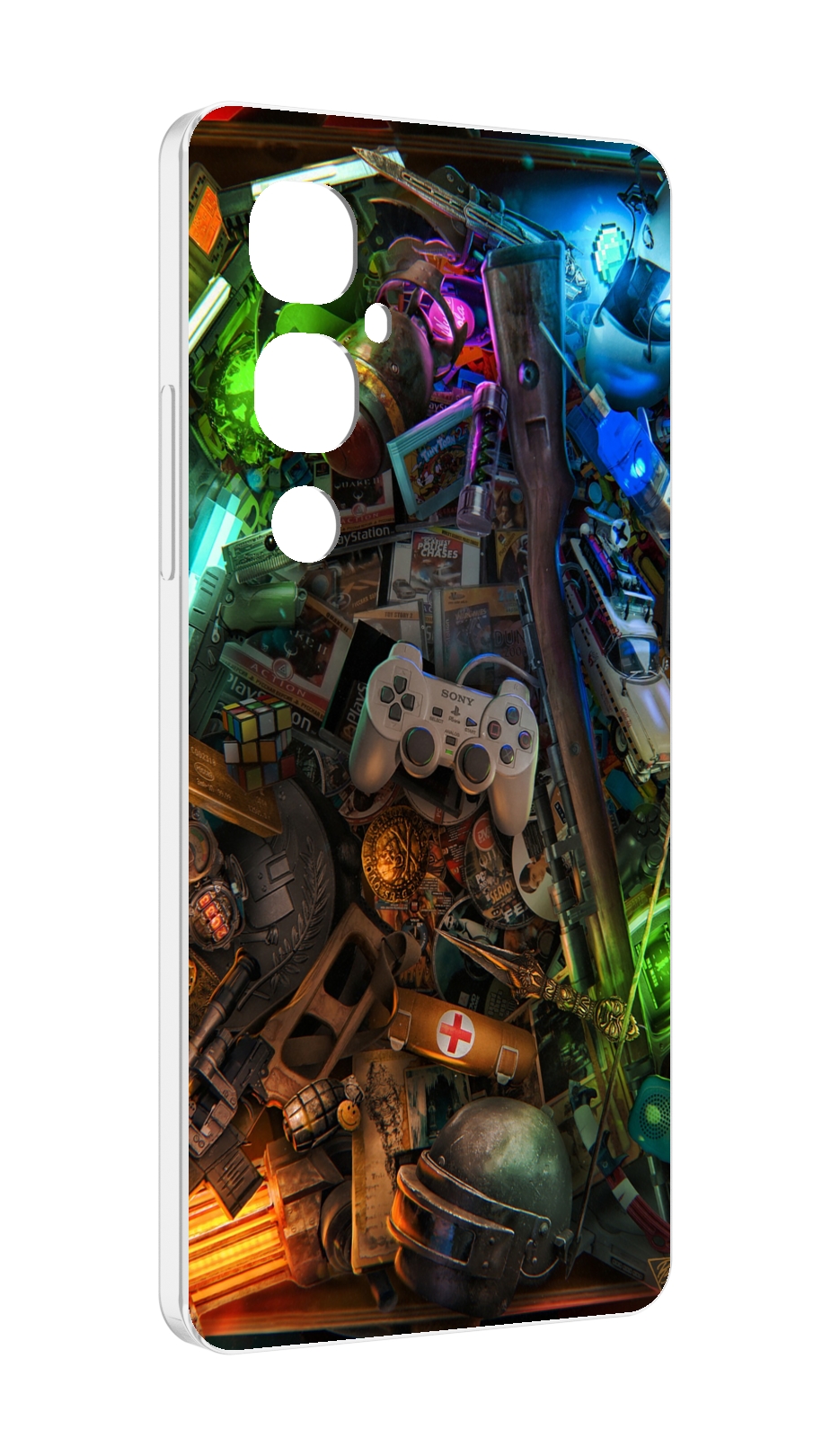 

Чехол MyPads JlaMBcPa6eM для Tecno Pova 4 Pro, Прозрачный, Tocco