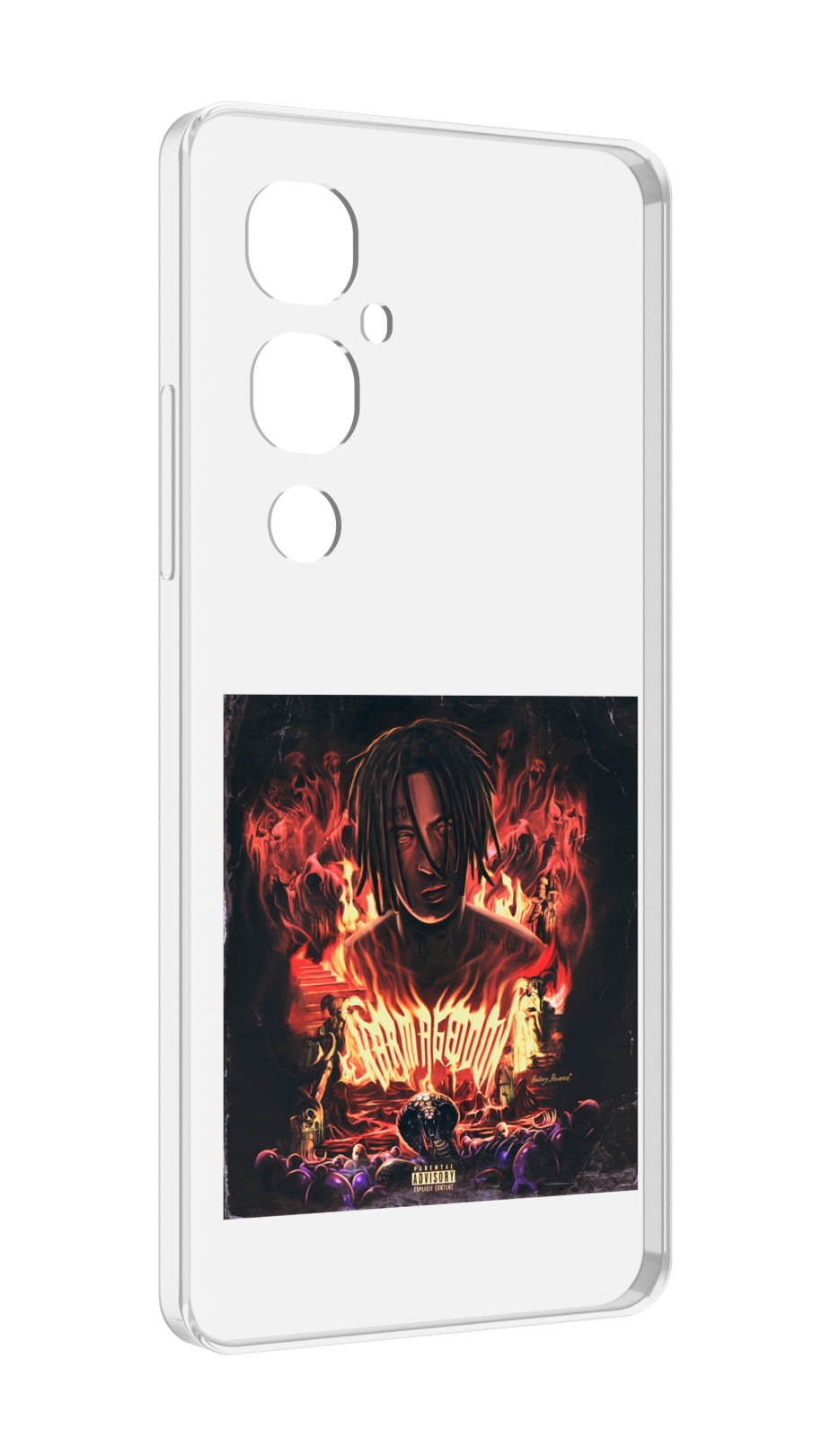

Чехол MyPads Karmageddon Kizaru для Tecno Pova 4 Pro, Прозрачный, Tocco