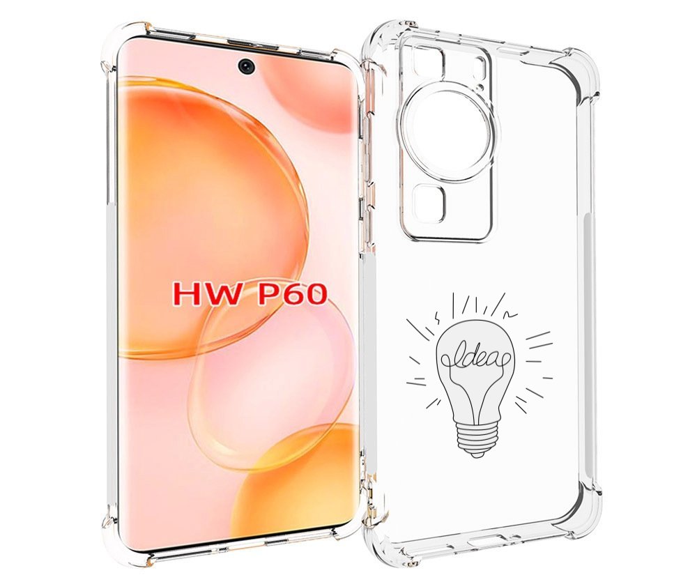 Чехол MyPads лампочка-с-идеей для Huawei P60