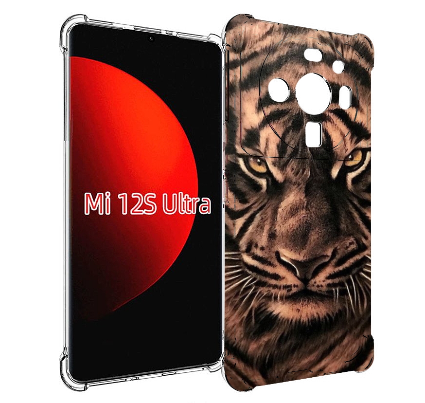 

Чехол MyPads злой-большой-тигр для Xiaomi 12S Ultra, Прозрачный, Tocco
