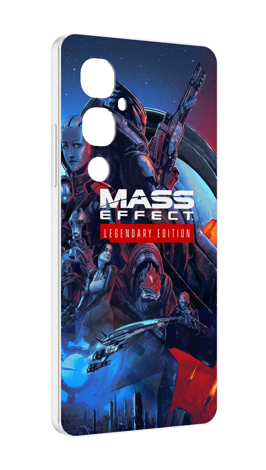 

Чехол MyPads Mass Effect Legendary Edition для Tecno Pova 4 Pro, Прозрачный, Tocco