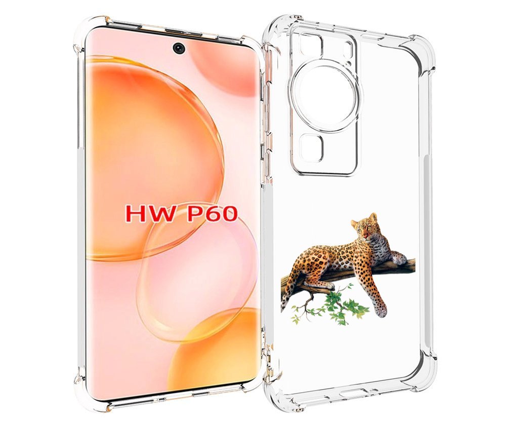 

Чехол MyPads леопард-на-дереве детский для Huawei P60, Tocco