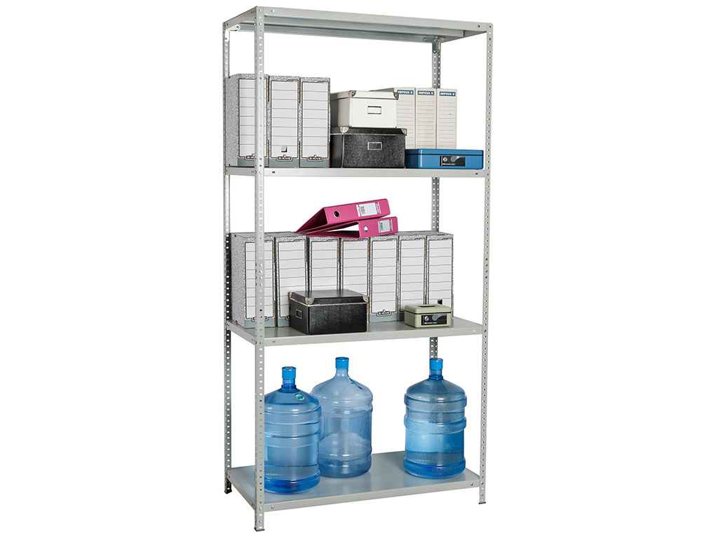 

Стеллаж MS Standart 200KD/100x60/4, Серый
