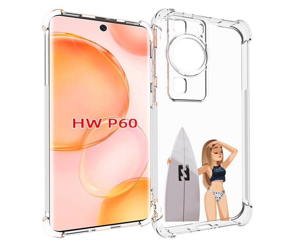 

Чехол MyPads летний-серф для Huawei P60, Tocco