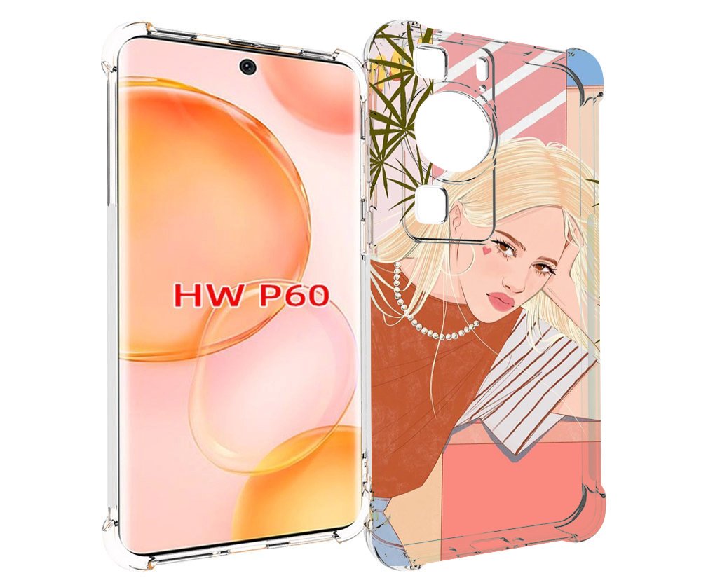 

Чехол MyPads летняя-девочка женский для Huawei P60, Tocco
