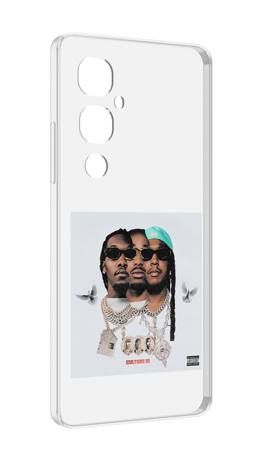 

Чехол MyPads Migos - Culture III для Tecno Pova 4 Pro, Прозрачный, Tocco