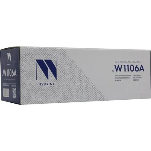 

Тонер-картридж NVP совместимый NV-W1106A (С ЧИПОМ), Черный