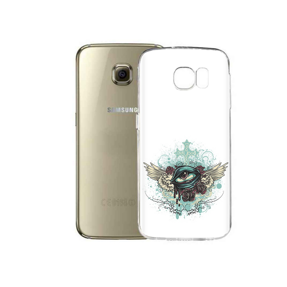 

Чехол MyPads Tocco для Samsung Galaxy C5 Pro плачущий глаз с крыльями (PT61139.577.544), Прозрачный, Tocco