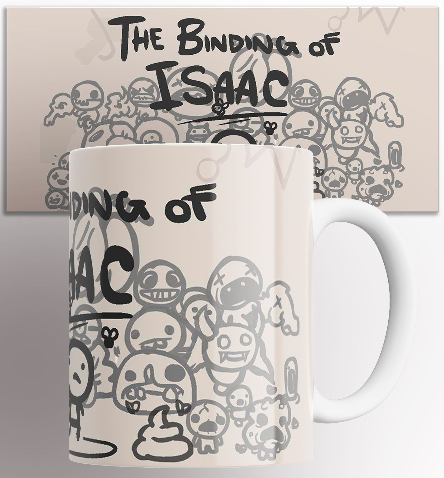 

Кружка с принтом компьютерная игра The Binding of Isaac, The Binding of Isaac