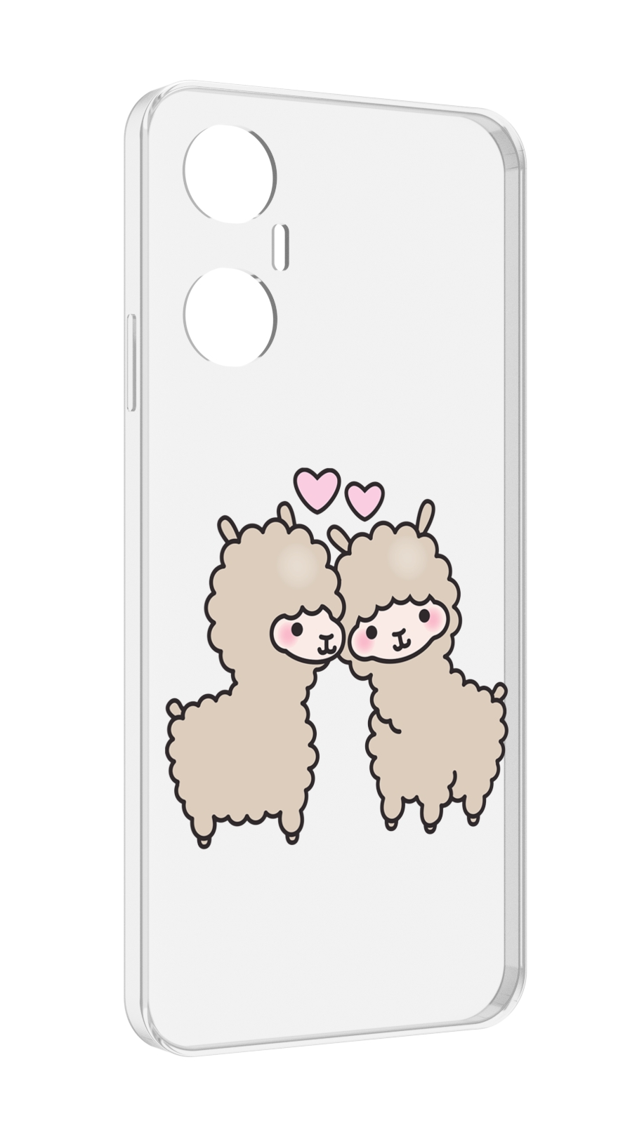 

Чехол MyPads влюбленные-барашки для Infinix Hot 20 5G, Прозрачный, Tocco