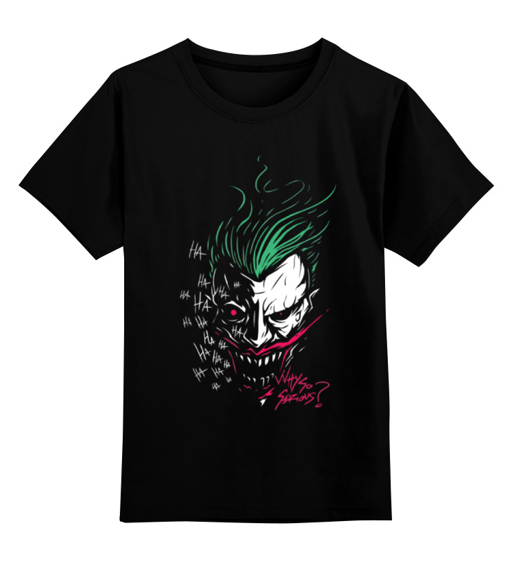 

Футболка детская Printio Джокер (joker) цв. черный р. 116, Джокер (joker)