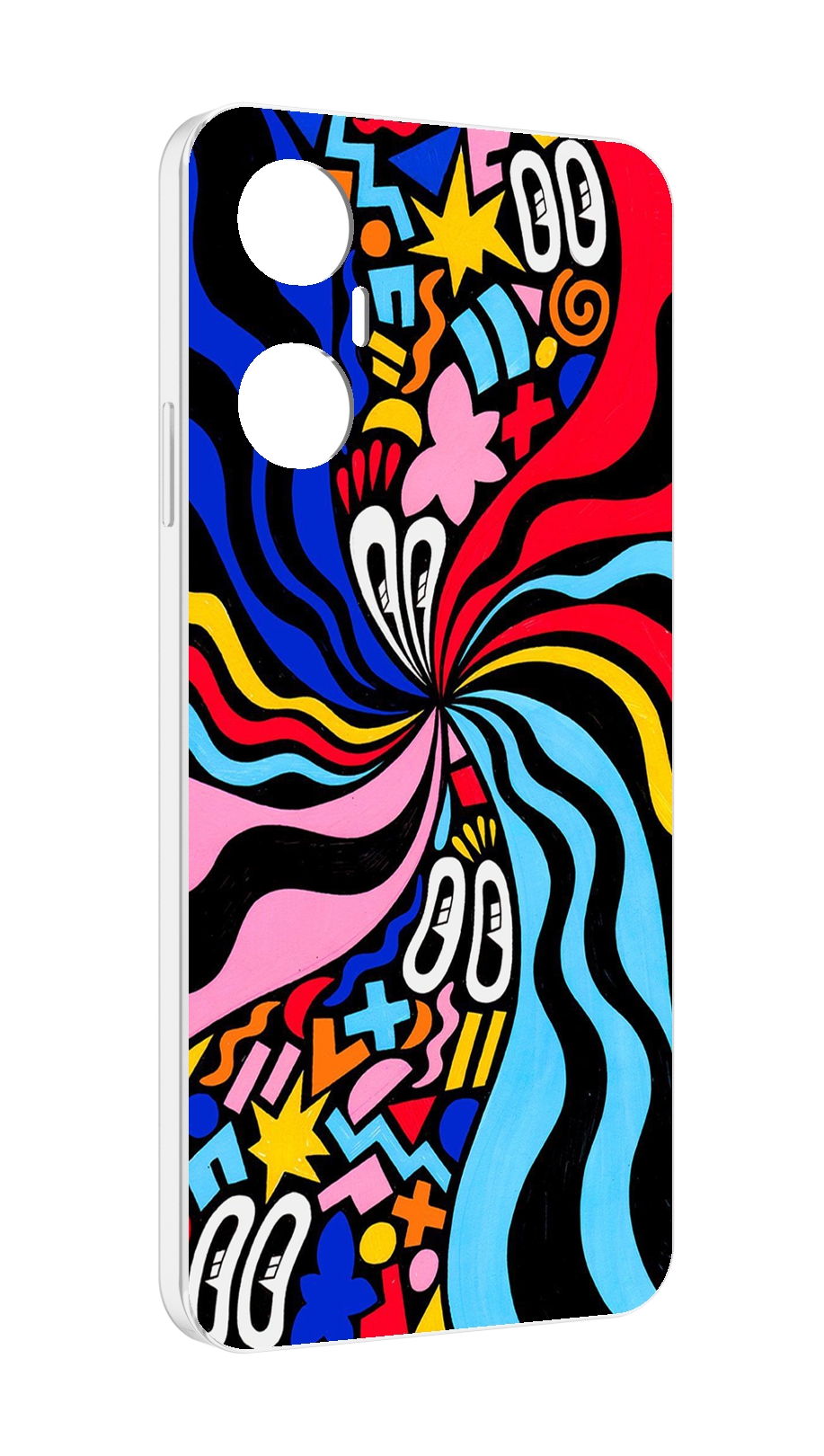 

Чехол MyPads волнистая-абстракция для Infinix Hot 20 5G, Прозрачный, Tocco
