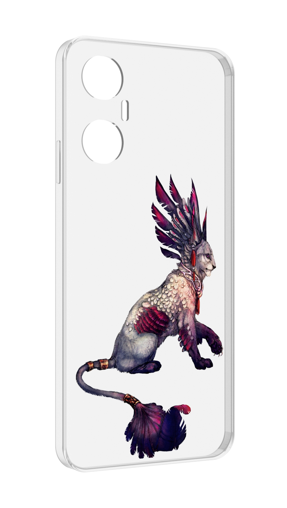 

Чехол MyPads волшебная-пума для Infinix Hot 20 5G, Прозрачный, Tocco