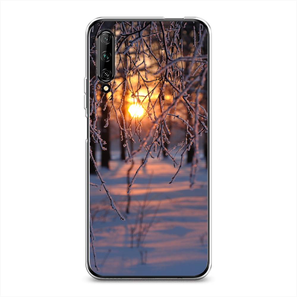 

Чехол на Huawei Y9s "Зима 7", Оранжевый;розовый;черный, 611150-2