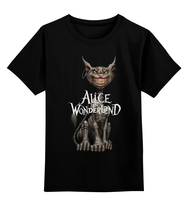 

Футболка детская Printio Alice in wonderland цв. черный р. 116, Alice in wonderland
