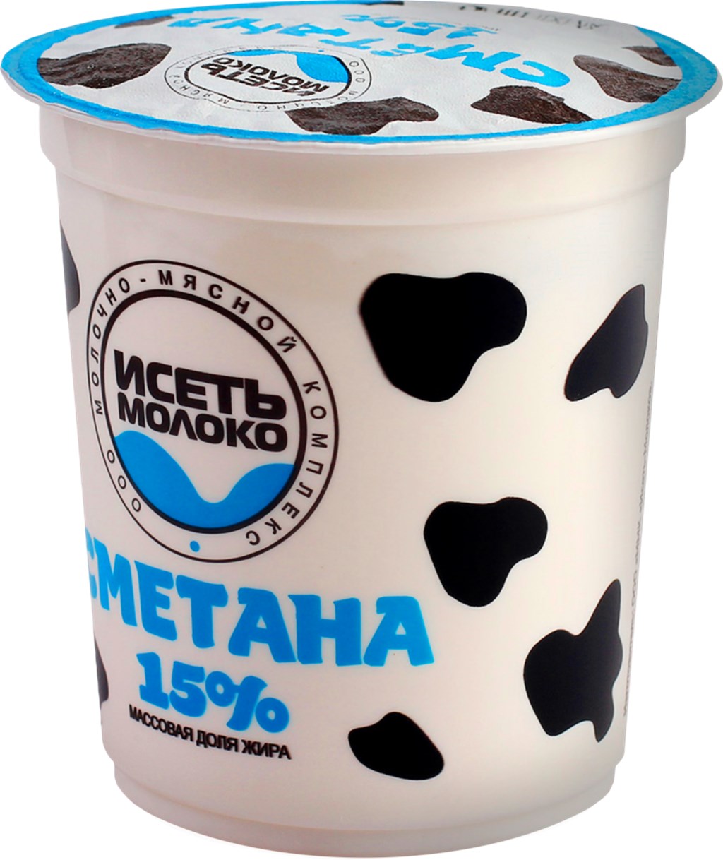 

Сметана Исетское молоко 15% 300 г