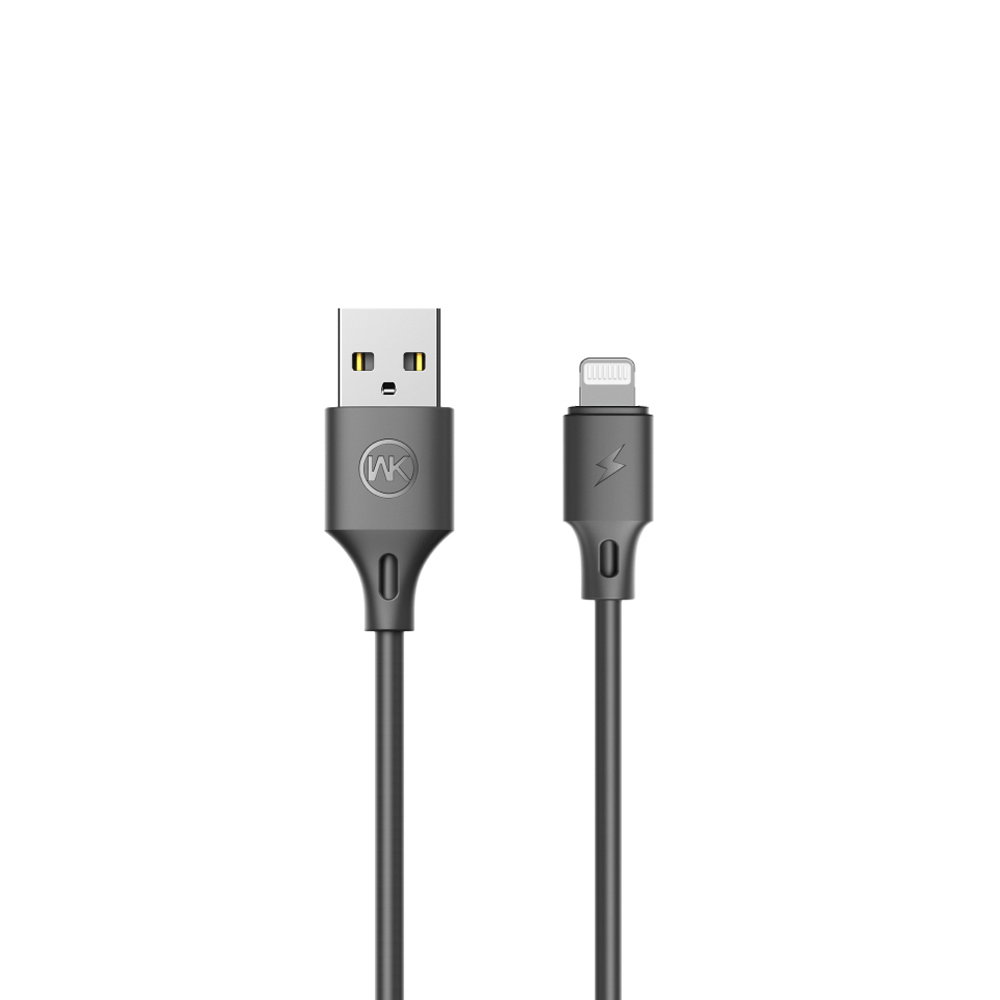 фото Кабель usb wk full speed pro wdc-092i lighthing 8-pin, 2.4a, 1м, tpe (черный)