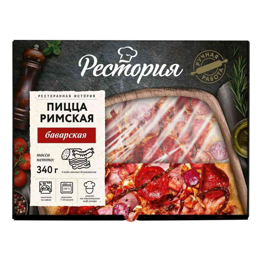 

Пицца Рестория Баварская римская замороженная 340 г