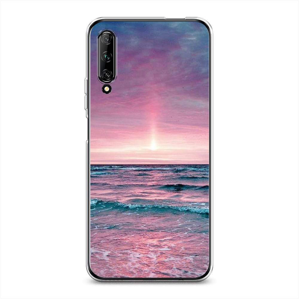 

Чехол на Huawei Y9s "Восход 3", Розовый;голубой, 611150-2